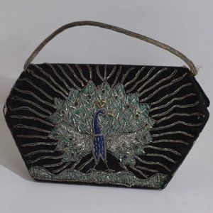 1915 Peacock Antique Purse